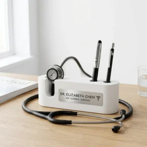 White Coat Pen Stand